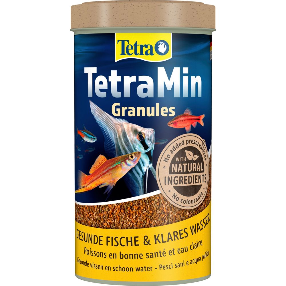 Aliment complet Tetramin pour poissons de pleine eau : granulés 500ml