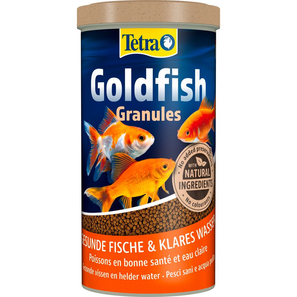 Goldfish, aliment complet pour poissons d'eau froide en granulés - 1L