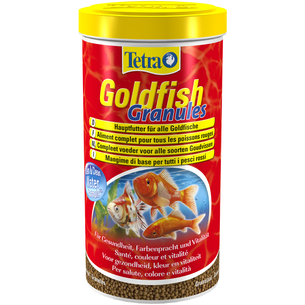 Aliment complet Goldfish pour poissons rouges,eau froide : granulés 1L