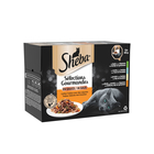 Barquettes Sheba Sauce gourmandes pour chat : Les Cuisinés 12x85g