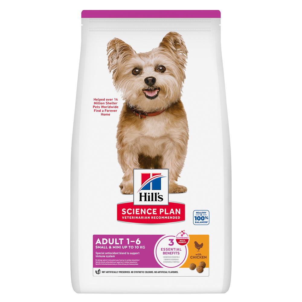 Croquettes chien petite/très petite race : Poulet et dinde 1,5kg
