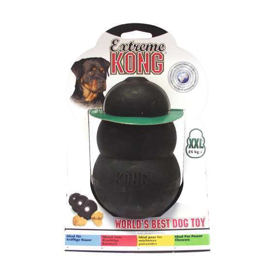 Jouet pour chien KONG Extreme XXL : Caoutchouc noir