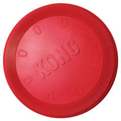 Jouet Kong Flyer pour chien : Frisbee Large Rouge