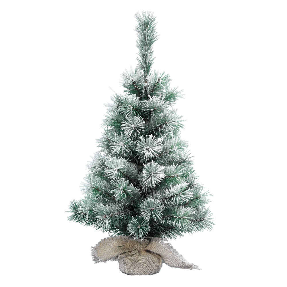 Mini sapin de Noël artificiel givré - H.45cm