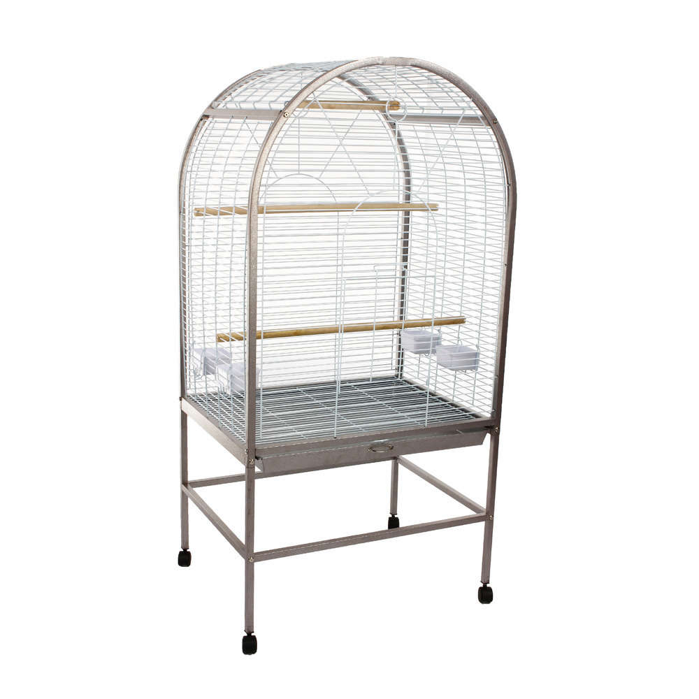 Cage 7ème ciel pour oiseaux : Chocolat L78xl60xh157 cm