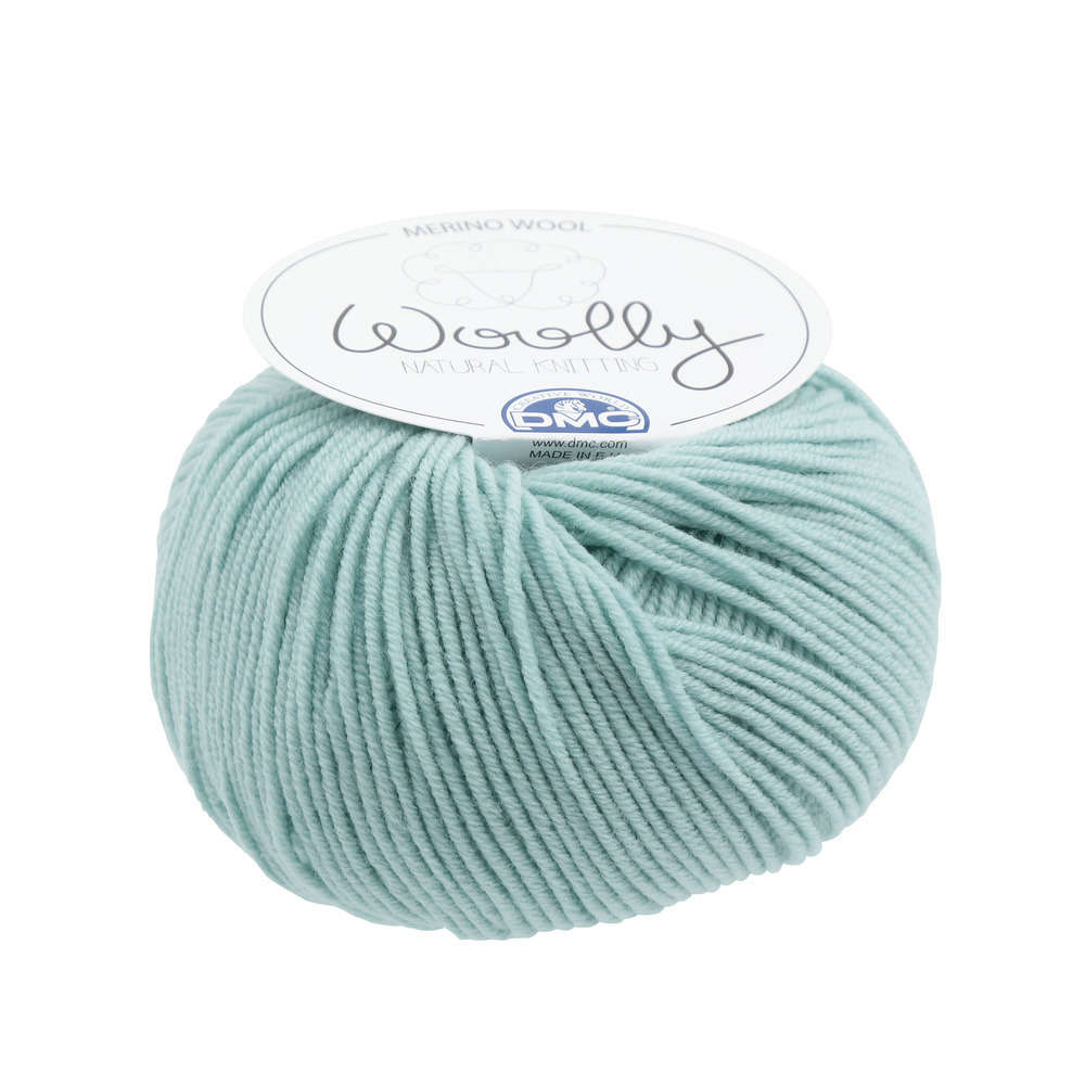 Laine Woolly 100% Merinos : vert 50g