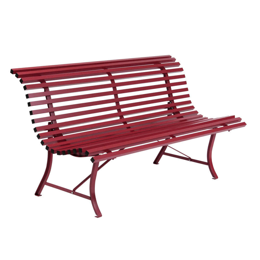 Banc Louisiane : L.150cm Piment
