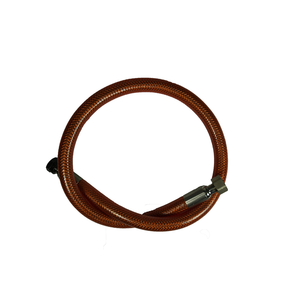 Kit de connexion pour plancha gaz avec flexible en inox - 100xD.0,8 cm