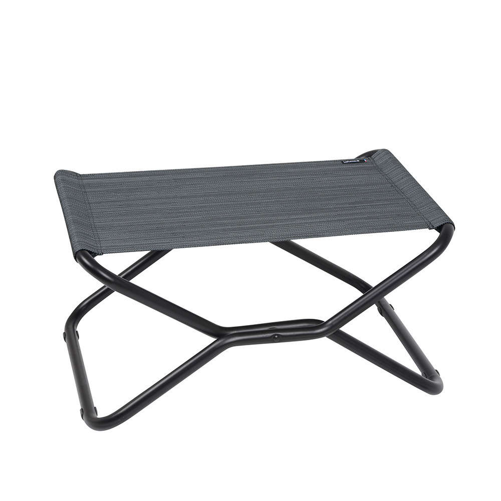 Repose-Jambes ou tabouret Next Batyline Duo Obsidian en acier
