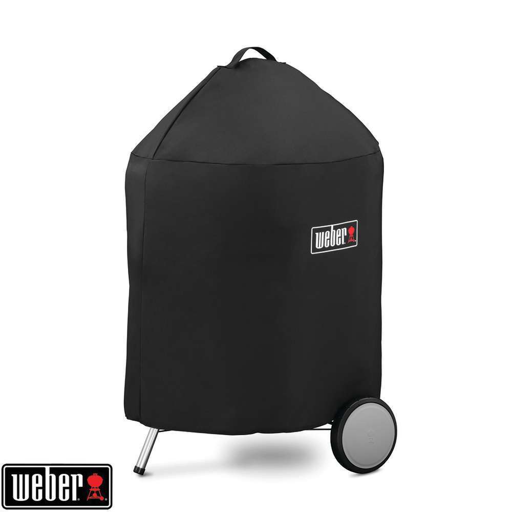 Housse de luxe pour barbecue à charbon en tissu noir - D.57 cm