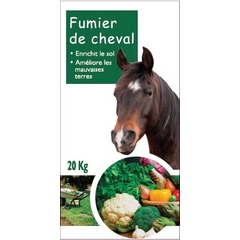 Amendement de fumier de cheval - sac de 20 kg