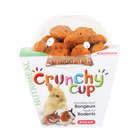 Friandises pour rongeurs: Crunchy cup, carotte lin (200g)