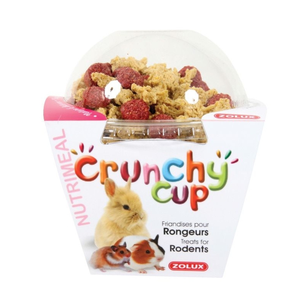 Friandises pour rongeurs: Crunchy cup, nature bettera (130g)