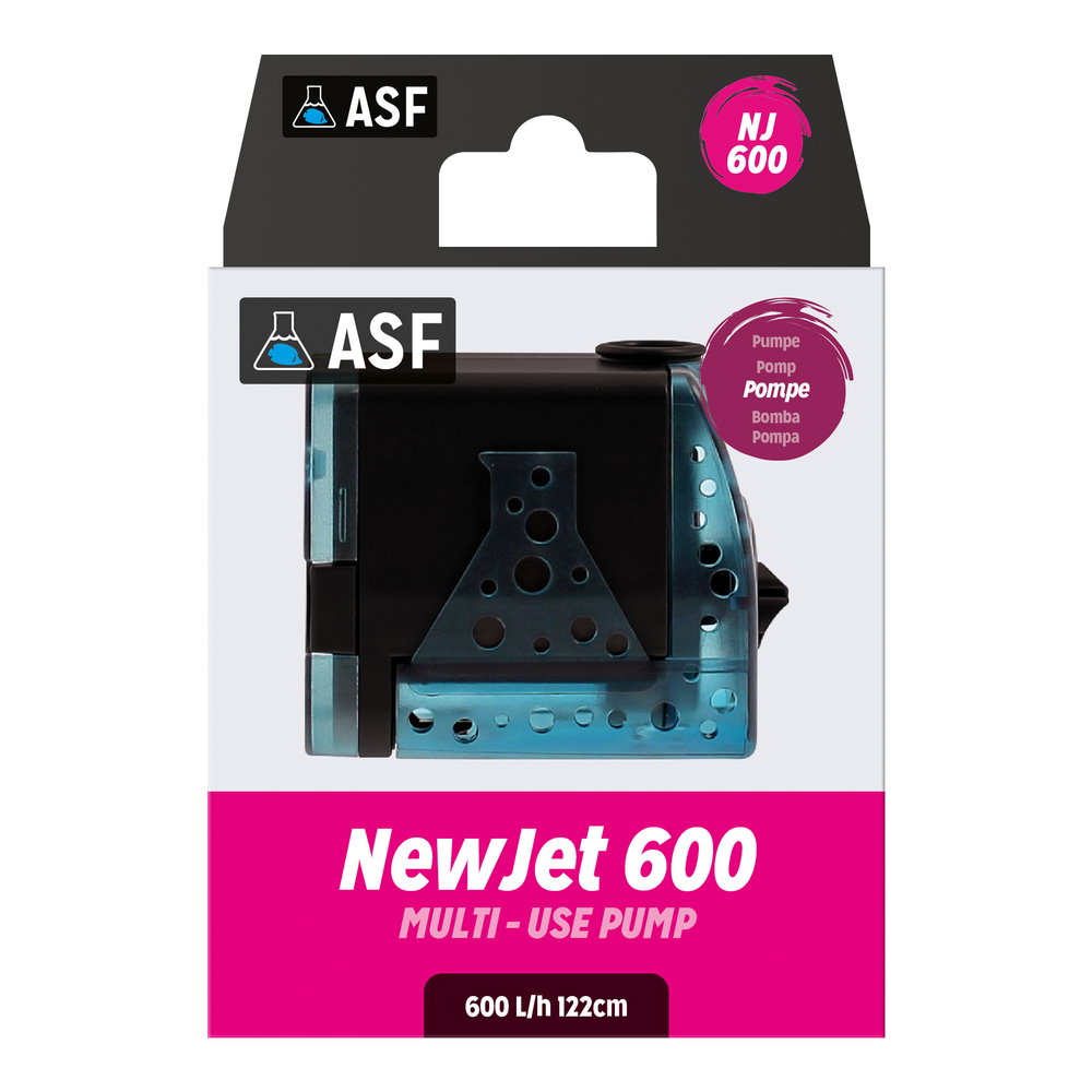 Pompe multi usage NewJet pour aquarium : 600 l/h
