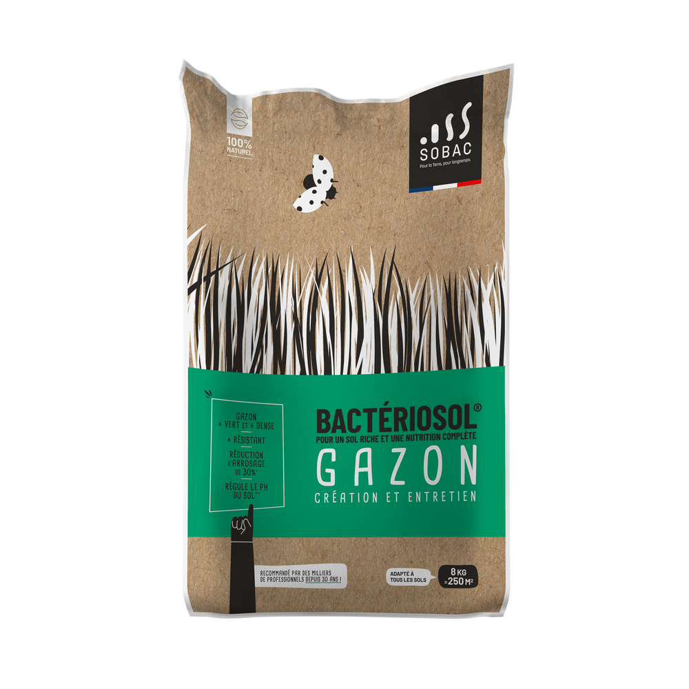 BactÃ©riosolÂ® Gazon : sac de 8 kg