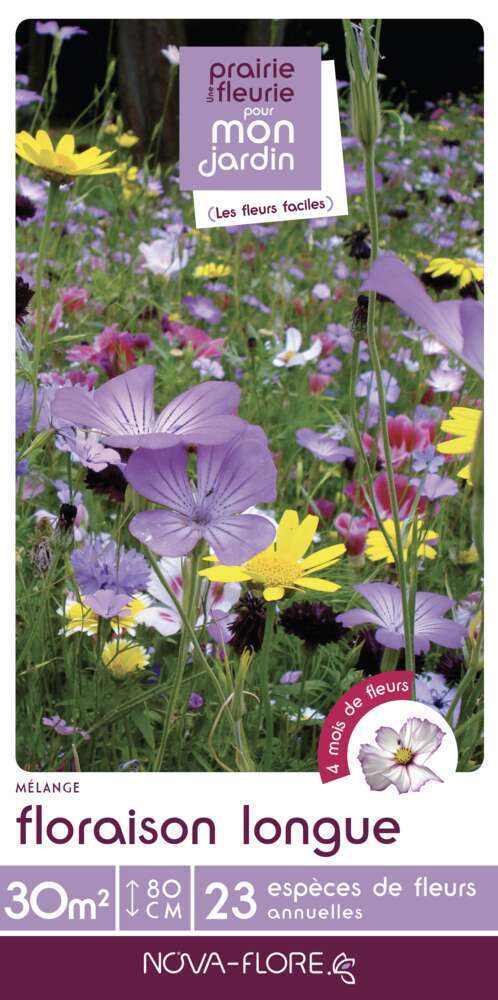 MÃ©lange de graines : floraison longue, 30mÂ²