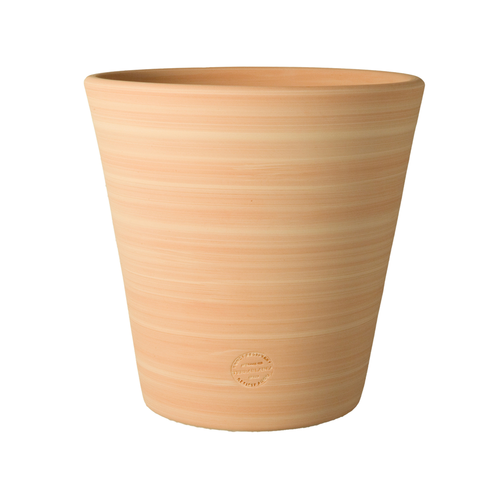 Pot Vaso, en terre cuite claire Ø 27 x H. 27 cm