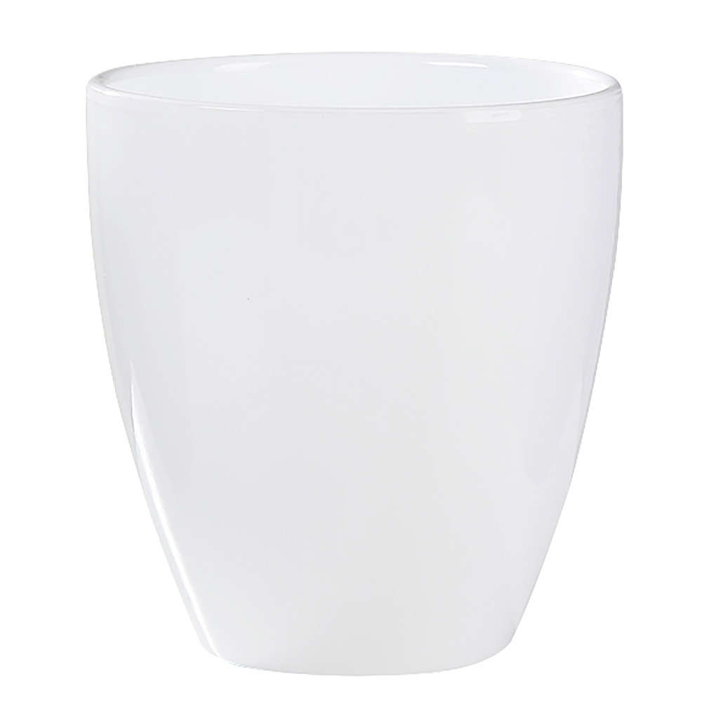 Vase 620 en céramique, blanc Ø 13,5 x H. 15 cm