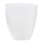 Vase 620 en céramique, blanc Ø 13,5 x H. 15 cm