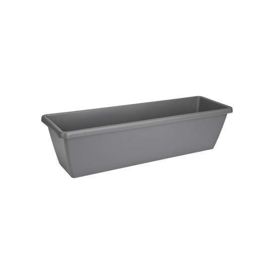 Jardinière Barcelona, anthracite L. 59,2 x l. 25 x H. 20,2 cm