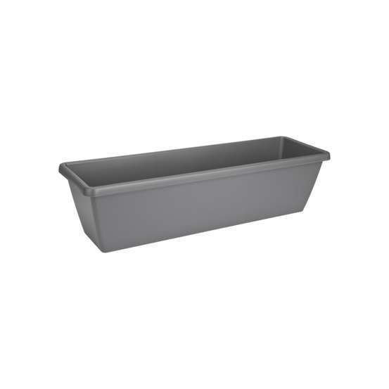 Jardinière Barcelona, anthracite L. 78,5 x l. 25,1 x H. 20,2 cm