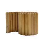 Bordure déroulable, en bambou naturel beige - l.200 x H.30 cm