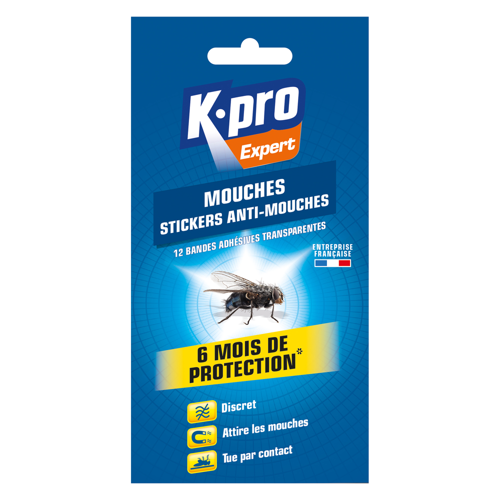 Bandes adhÃ©sives x 12 : anti mouches