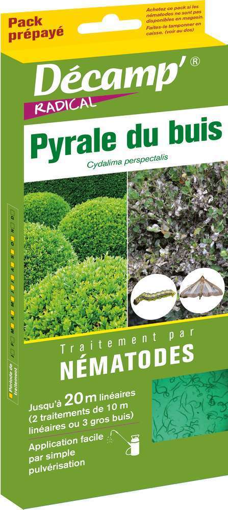 Nématodes contre la pyrale du buis