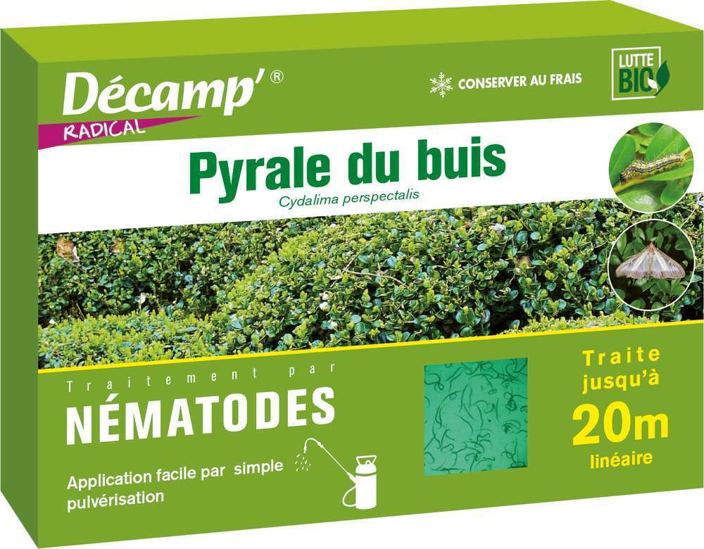 Nématodes contre la pyrale du buis - 2x10m