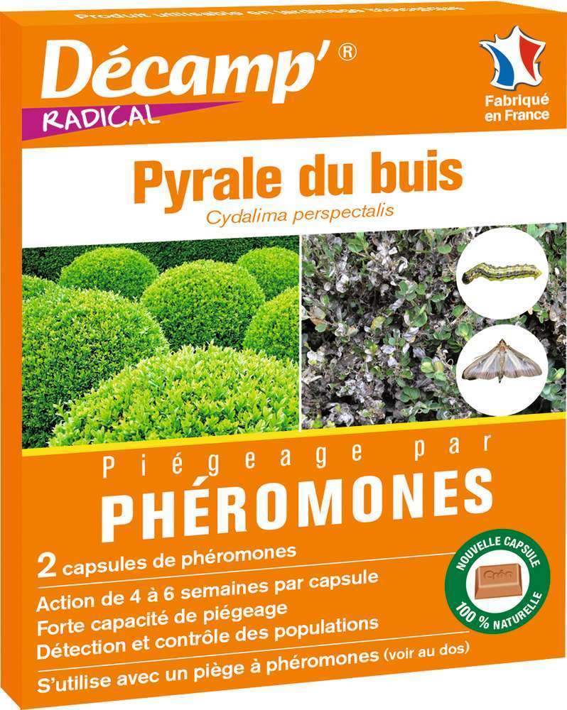 Phéromone contre la pyrale du buis - Blister 2 capsule