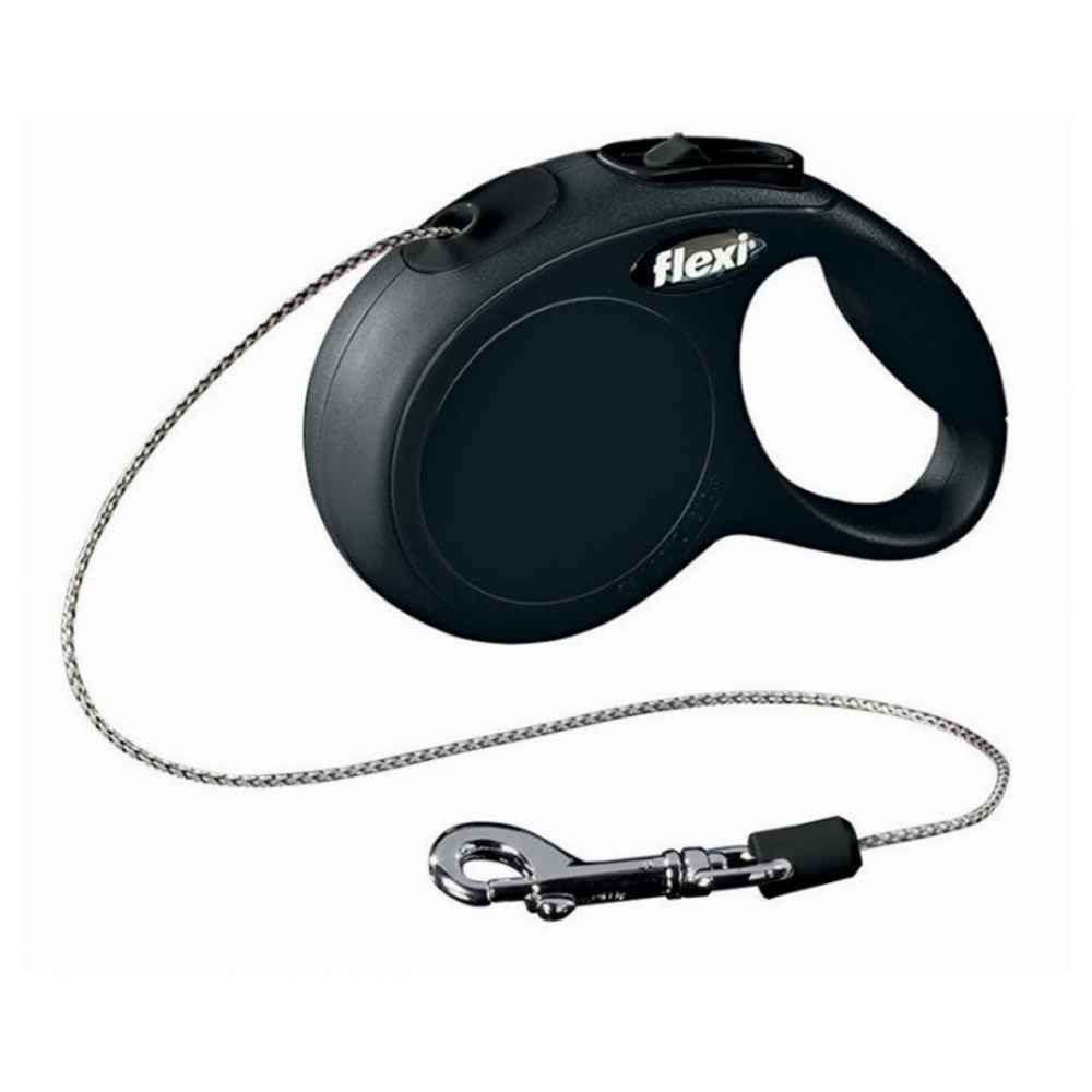Laisse Flexi XS : Cordon longueur 3m Noir