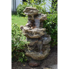 Kit fontaine décorative Norfolk : Gris L75xl53xH119cm