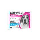 Pipettes antiparasitaires chien 10-20kg Frontline© tri-act, 3x2ml