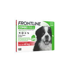 Pipettes antiparasitaires chien 40-60kg Frontline© combo, 4x4,02ml