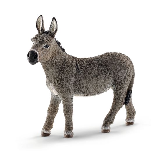 Figurine âne en plastique injecté – 9,5x9,5x3,5 cm