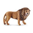 Figurine lion rugissant en plastique injecté – 10,7x6,6x4,6 cm