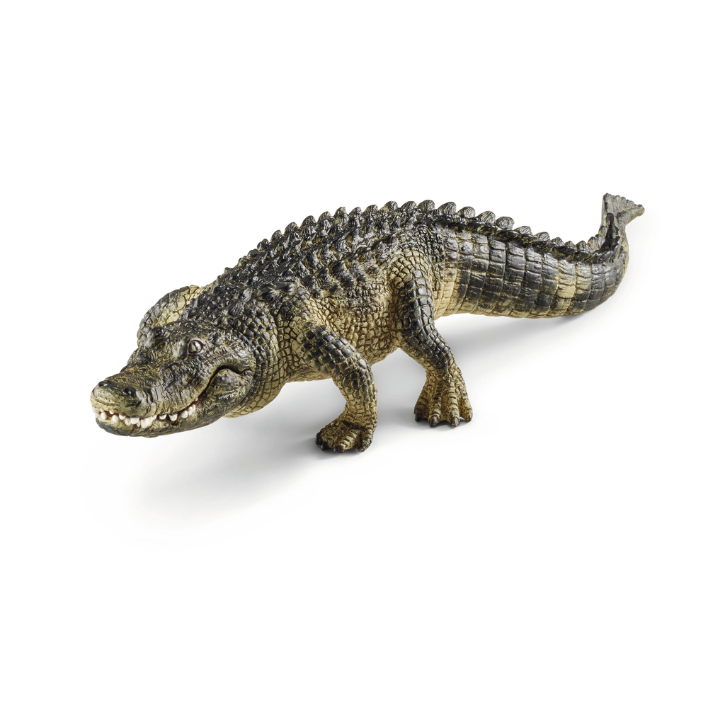 Figurine alligator en plastique injecté – 19x3,7x5,9 cm