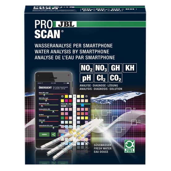 ProScan, 24 bandelettes test d'eau d'aquarium - Diagnostic smartphone