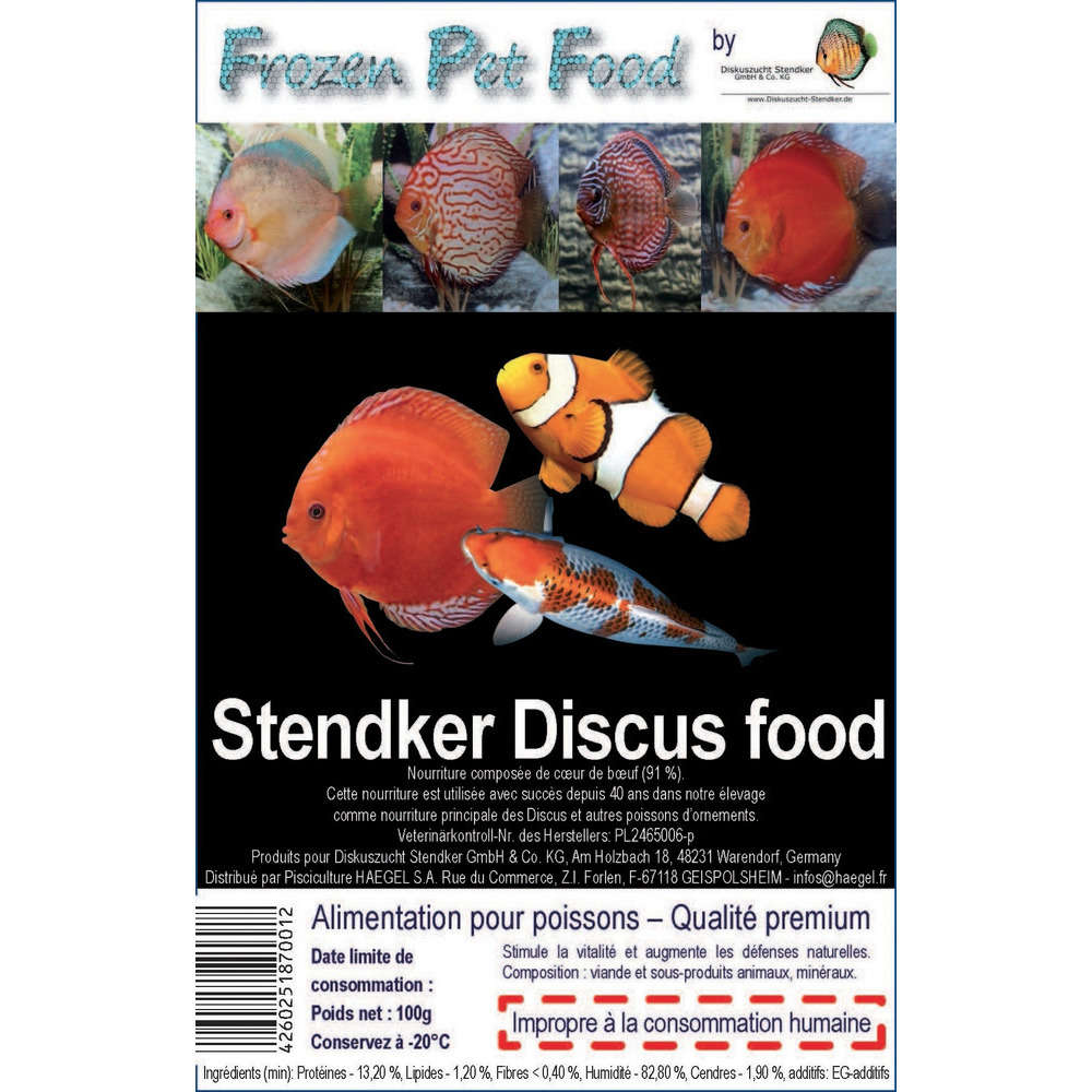 Nourriture pour poissons spéciale Discus : 100 grammes