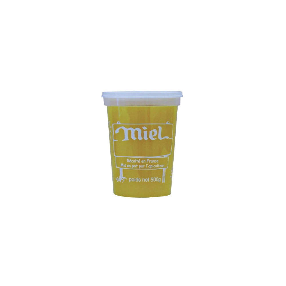 Pot PEP 500g miel : sac de 10 pots