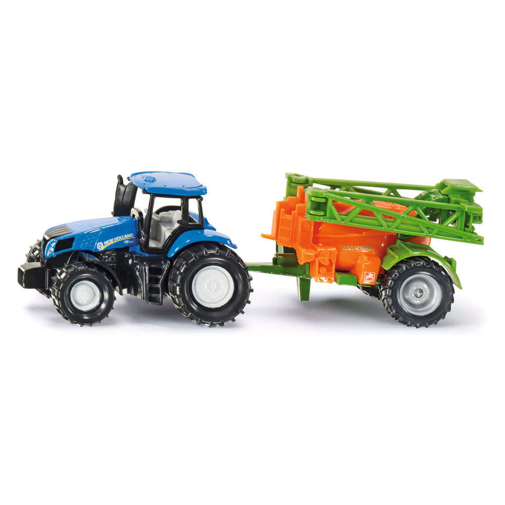 Tracteur avec épandeur : échelle 1/64ème