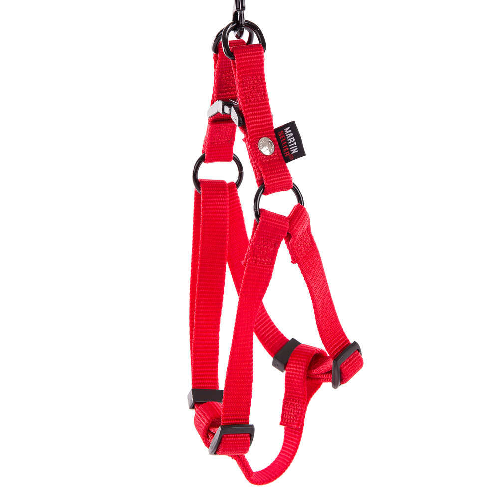 Harnais baudrier pour chien 25/35cm, rouge