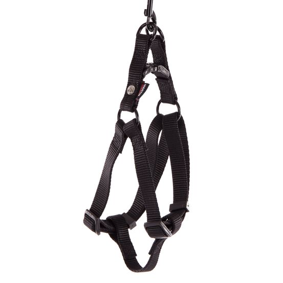 Harnais baudrier pour chien 25/35cm, noir