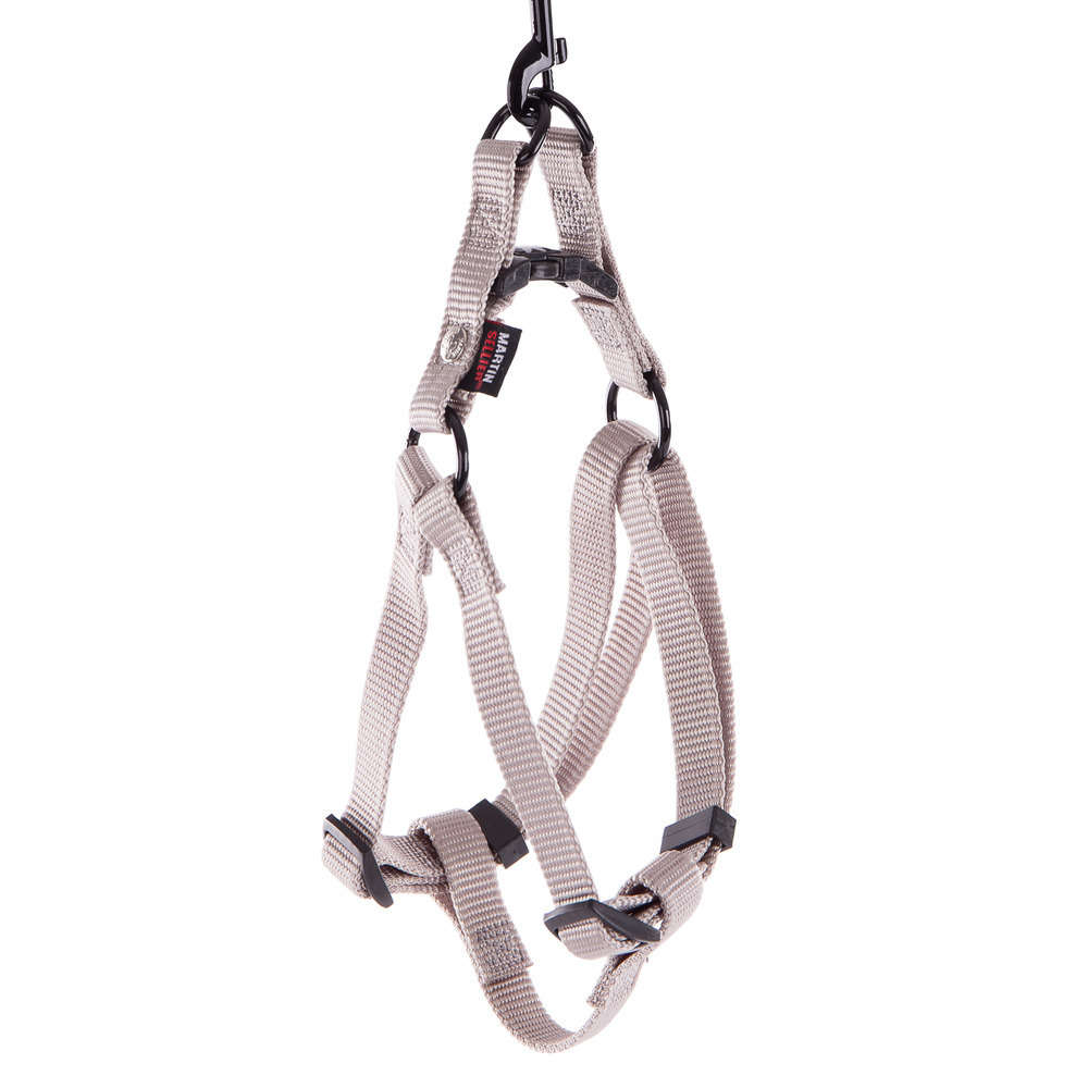 Harnais baudrier pour chien 25/35cm, gris