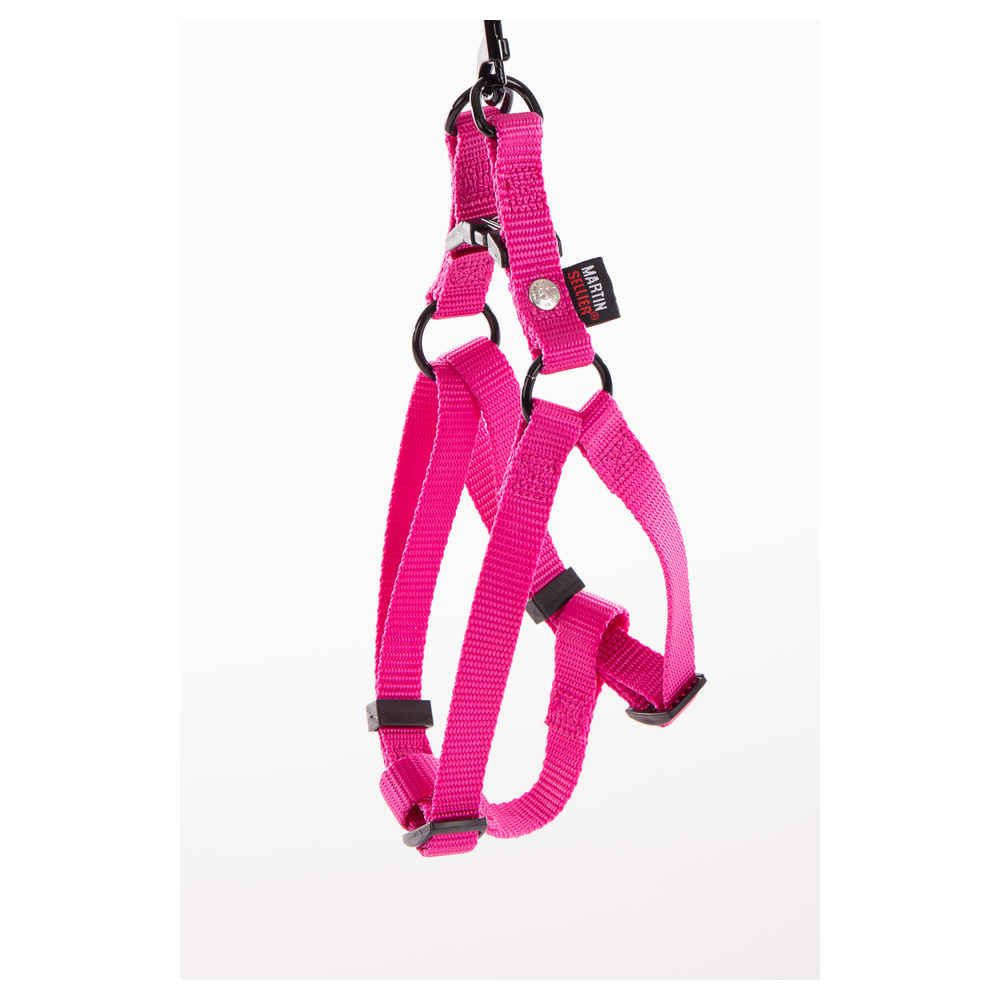 Harnais baudrier pour chien 35/50cm, rose
