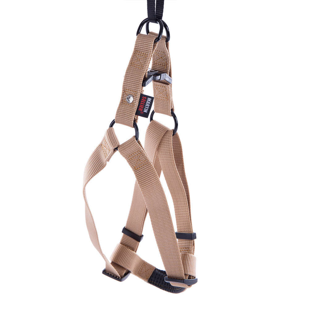 Harnais baudrier pour chien 50/70cm, beige