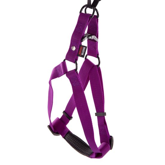 Harnais baudrier pour chien 50/70cm, mauve