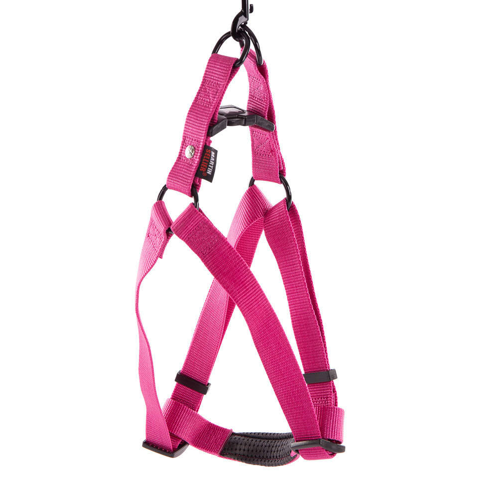 Harnais baudrier pour chien 50/70cm, rose