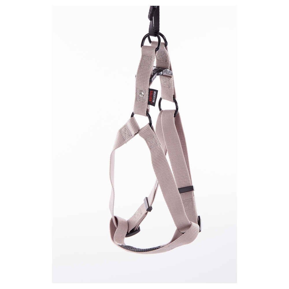 Harnais baudrier pour chien 70/90cm, gris