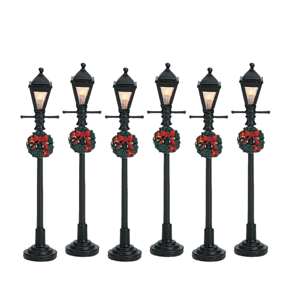 Eclairage Réverbères de rue LED set de 6